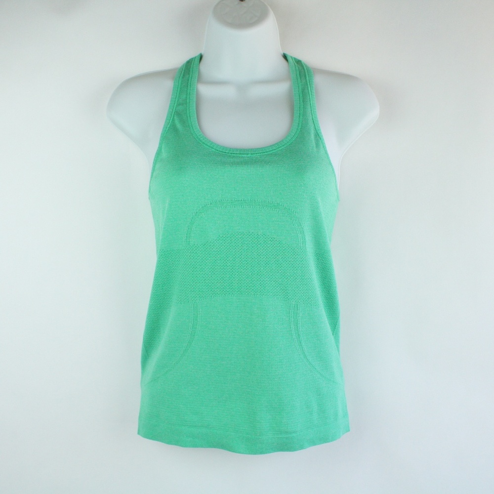 Lululemon Swiftly Tank Top Green SZ 4